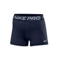 thumbnail image 1 of Nike Women's Pro 365 3 Inch Shorts (XL Navy), 1 of 1