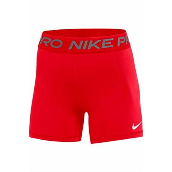 Nike Women's Pro 365 5 Inch Shorts (XX-Large, Red)
