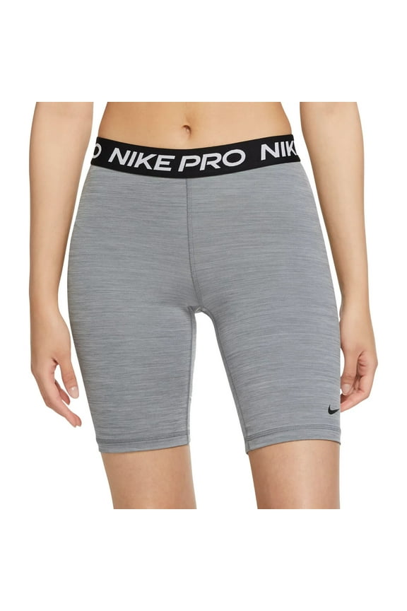 Women's Pro 365 8" Compression Shorts (Smoke Grey/Heather) Size Small