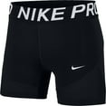 thumbnail image 1 of Nike Women's Pro 5" Training Short (Black/White, Small), 1 of 3