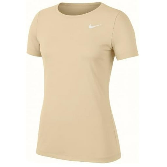Nike Women's Pro Allover Mesh SS Top 2.0 (US, Alpha, Small, Regular, Regular, Vegas Gold)