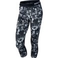 thumbnail image 1 of Nike Women's Pro Cool Microcosm Print Capri Tights 831996-010 Black/Black, 1 of 2