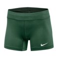 thumbnail image 1 of Nike Women's Pro Elite Performance Volleyball Shorts Dark Green X-Small, 1 of 3