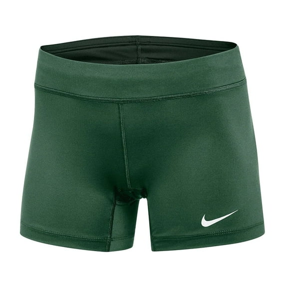 Nike Women's Pro Elite Performance Volleyball Shorts Dark Green X-Small