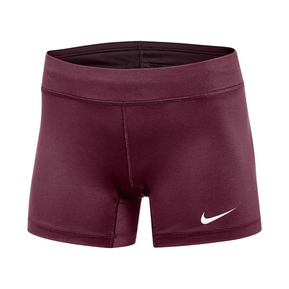 Nike Women's Pro Elite Performance Volleyball Shorts Maroon Medium