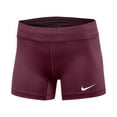 thumbnail image 1 of Nike Women's Pro Elite Performance Volleyball Shorts Maroon XS, 1 of 3