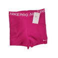 thumbnail image 1 of Nike Women's Pro High Waisted 3" Training Shorts DM6938-621 Pink Medium, 1 of 3