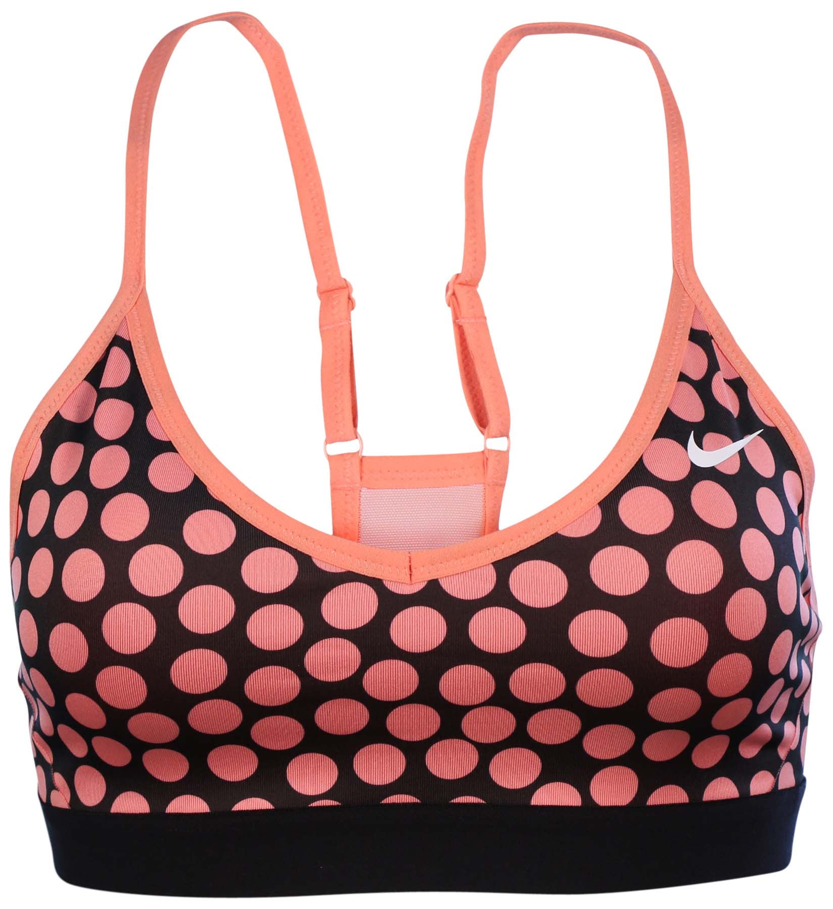 nike coral sports bra