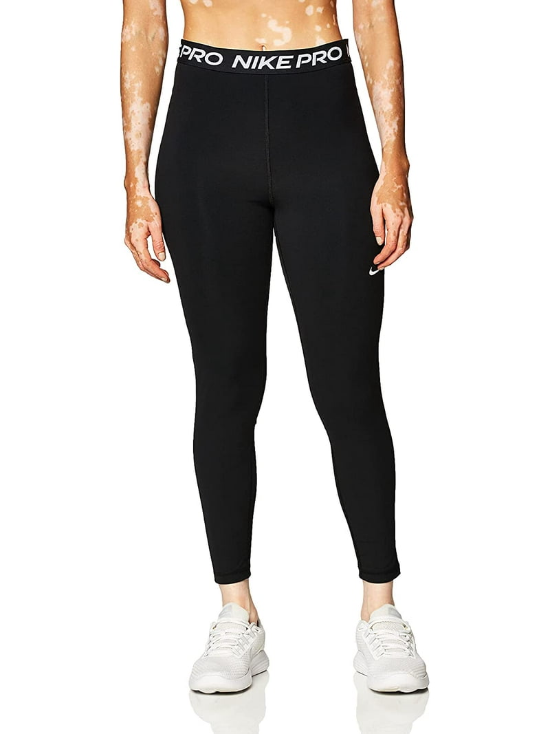 Nike Women's Pro Leggings, Dri-Fit High-Rise 7/8 Crop, Compression
