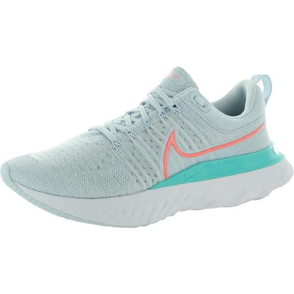 Nike Women's React Infinity 2 Running Shoe, Blue Tint/Lava Glow/Dynamic Turquoise/White 400, 12