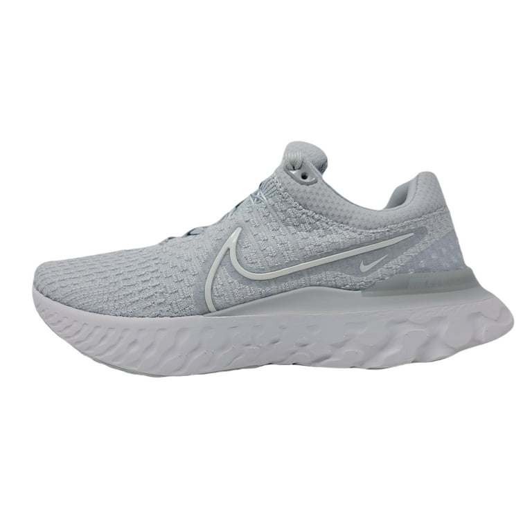 Nike Women's React Infinity Run Flyknit 3 Running Shoe, Pure Platinum/White,  8.5 M US 