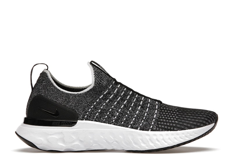 Nike Women's React Phantom Run Flyknit 2 Oreo Running Shoes, from ...