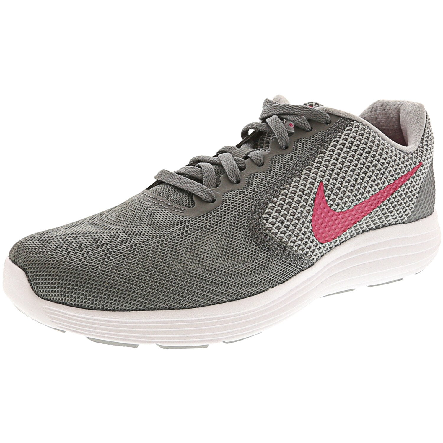 Nike Women's Revolution Cool Grey Deadly Pink Ankle-High
