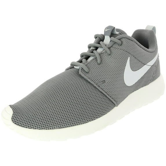 Nike Women's Roshe One Cool Grey/Pure Platinum Ankle-High Cotton Sneaker - 9.5M