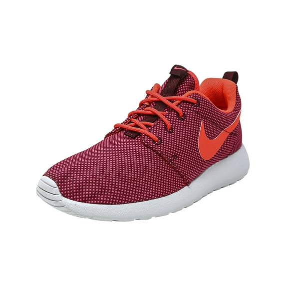 Nike Women's Roshe One Deep Garnet / Bright Crimson-Pure Platinum Ankle-High Cotton Fashion Sneaker - 8M
