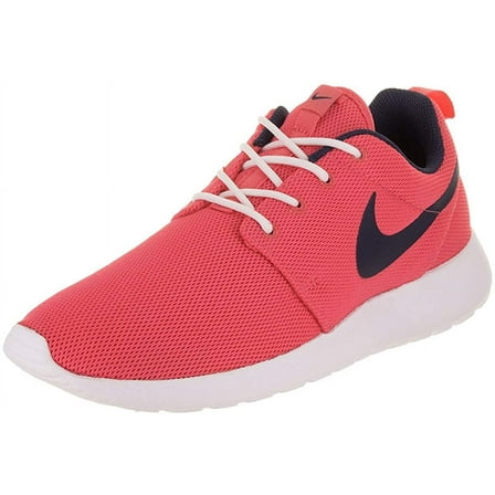 Nike Women's Roshe One Sea Coral / Obsidian - White Ankle-High Cotton Fashion Sneaker 8M