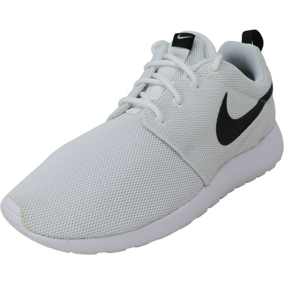 Nike Women's Roshe One White / Black Ankle-High Cotton Sneaker - 8.5M