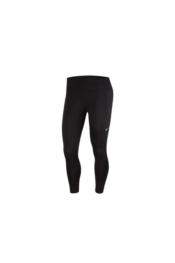 Womens Black Fast Dri-Fit Cropped Mid-Rise Active Capri Leggings Sz XS $55