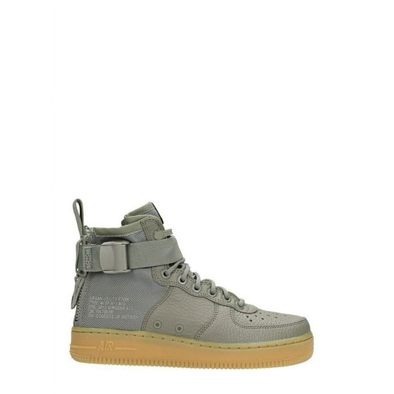Nike Women's Sf Af1 Mid Dark Stucco / High-Top Leather Fashion Sneaker - 7M