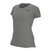 Nike Women's Shortsleeve Legend T-Shirt nkCU7599 091 Large Heather Grey/Black