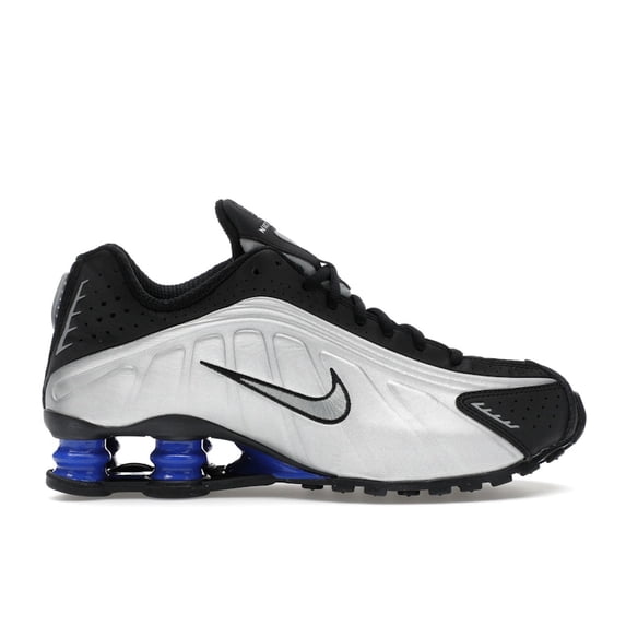 Nike Women's Shox R4 Metallic Silver Black Racer Blue Shoes, from StockX