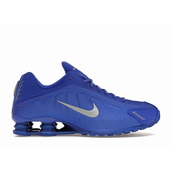Nike Women's Shox R4 Racer Blue Metallic Silver Running Shoes, from StockX