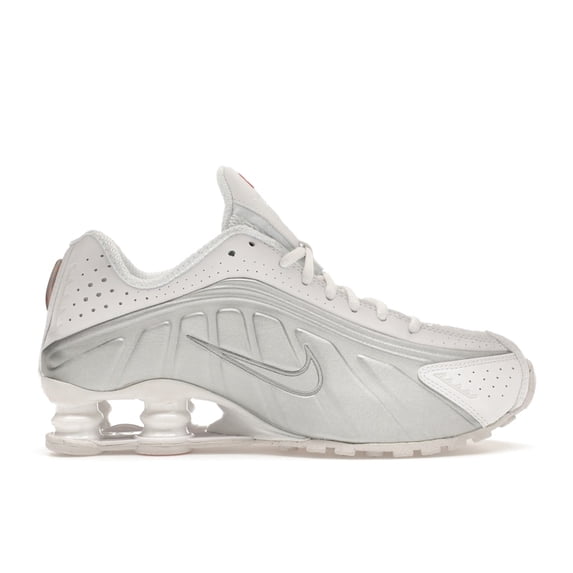 Nike Women's Shox R4 White Metallic Silver Running Shoes, from StockX