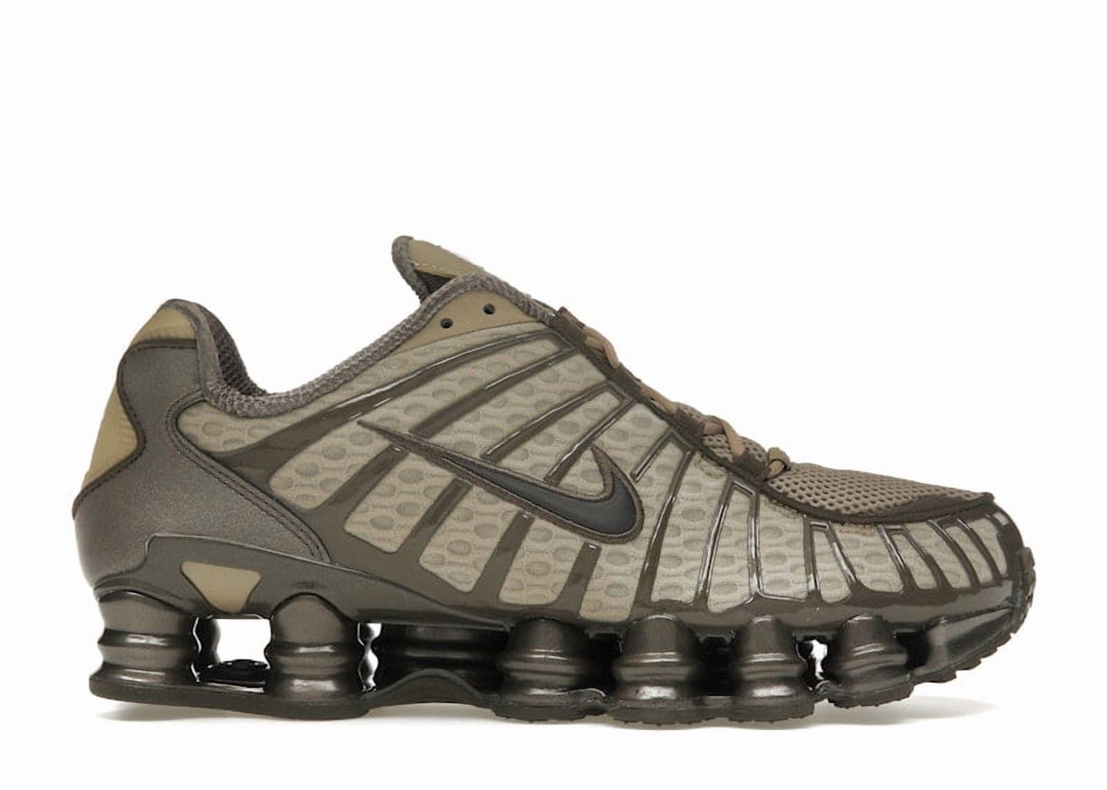 靴 Nike Women's Shox TL Khaki Nike Women's Shox TL Khaki Ironstone Off Noir Shoes, from StockX