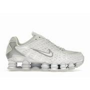 NIKE Women's Shox TL White Metallic Silver Max Orange Running Shoes, from StockX