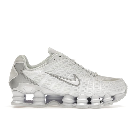 Nike Women's Shox TL White Metallic Silver Max Orange Running Shoes, from StockX