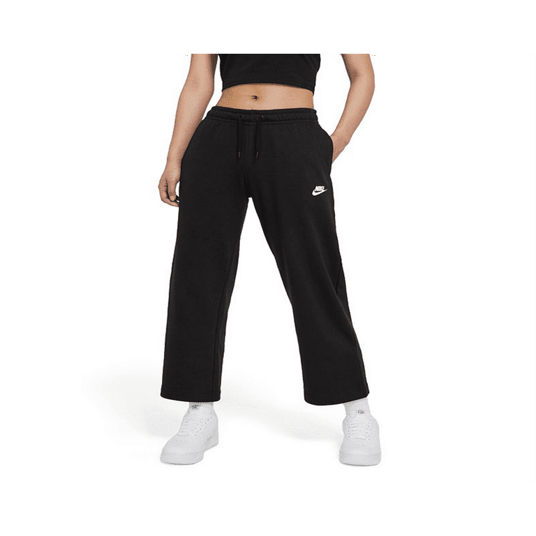 Nike Women's Sportswear Club Fleece Straight Leg Pants Gray Size X