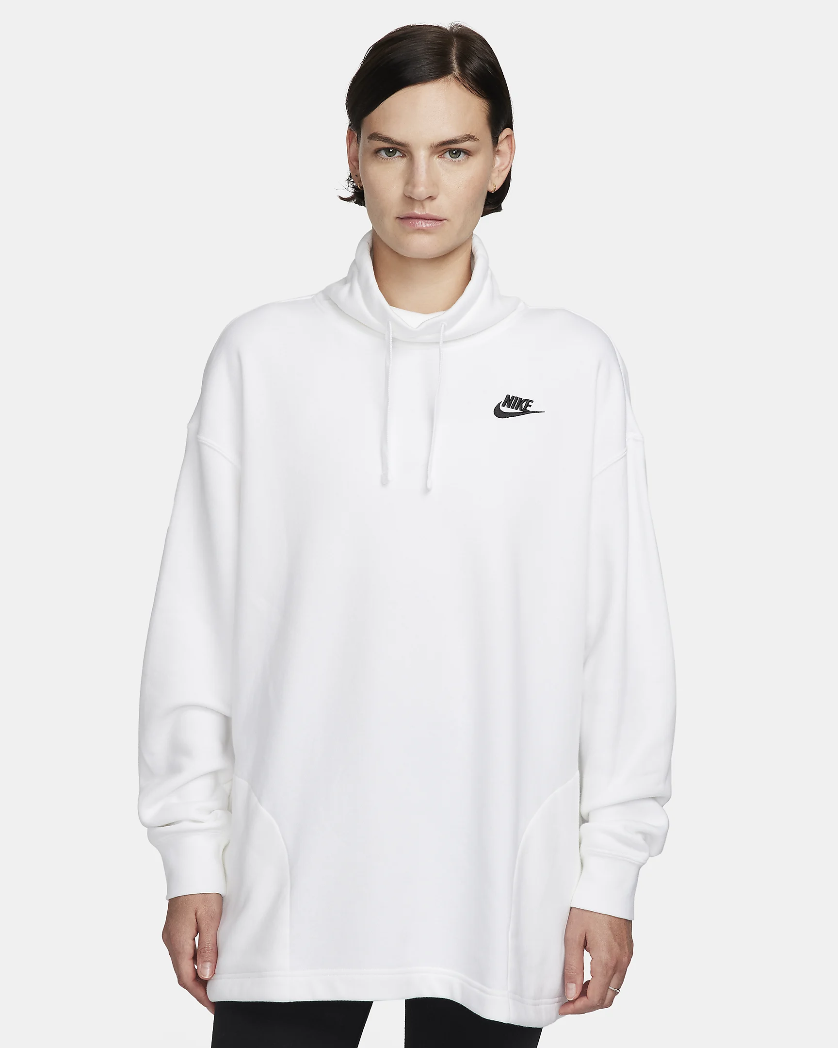 Nike women's white sweatshirt sale