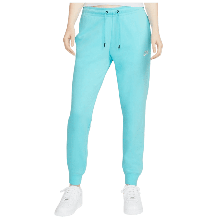 Nike Women's Sportswear Essential Fleece Pants (Copa/White, Large)
