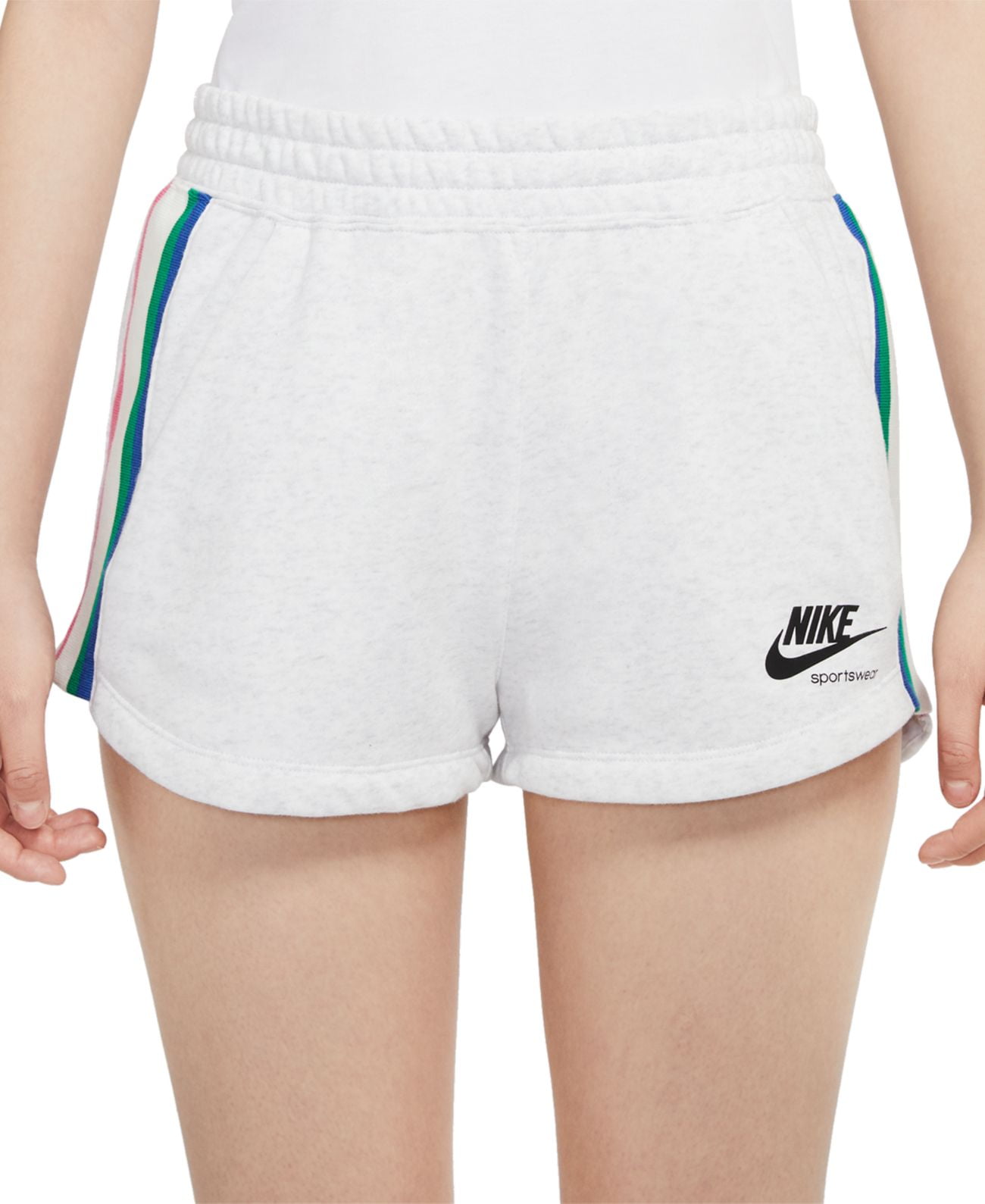 nike heritage shorts grey