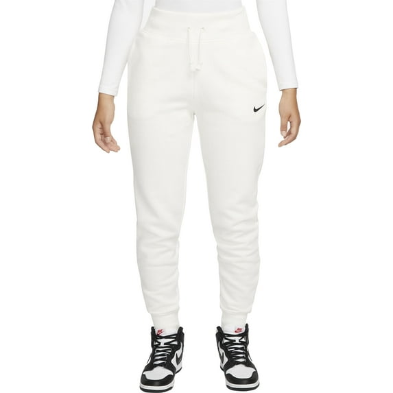 Nike Women's Sportswear Phoenix Fleece Joggers (Sail, L)