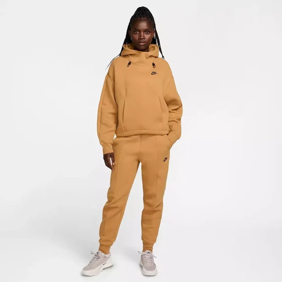 Nike Sportswear Tech Fleece Women's Oversized Hoodie (FV6322-657, University Red/Black) Size X-Small