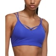 thumbnail image 1 of Nike Women's Strappy Sports Bra Blue Size Medium, 1 of 3