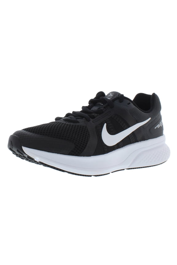 Women's Stroke Running Shoe, Black White Dk Smoke Grey, 7.5 US