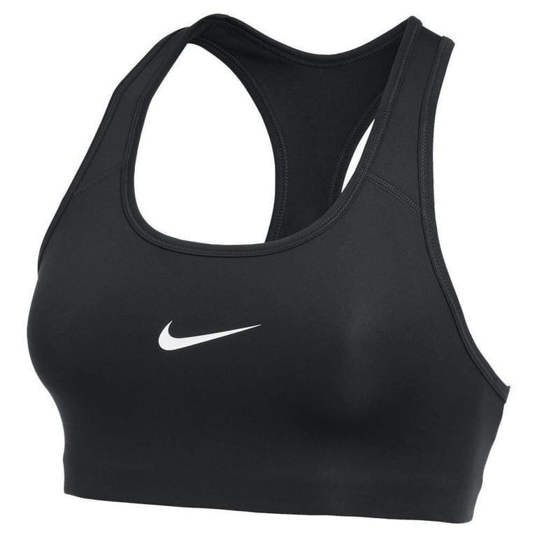 Nike Women's Swoosh 2.0 Sports Bra, CJ5949-010 Black, Large