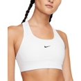 thumbnail image 1 of Nike Women's Swoosh Dri Fit Racerback Sports Bra White Size X-Large, 1 of 3