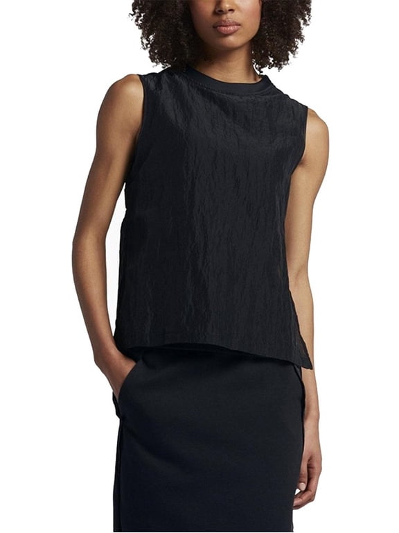 Women's Tech Hypermesh Casual Tank Top (Black, X-Small)
