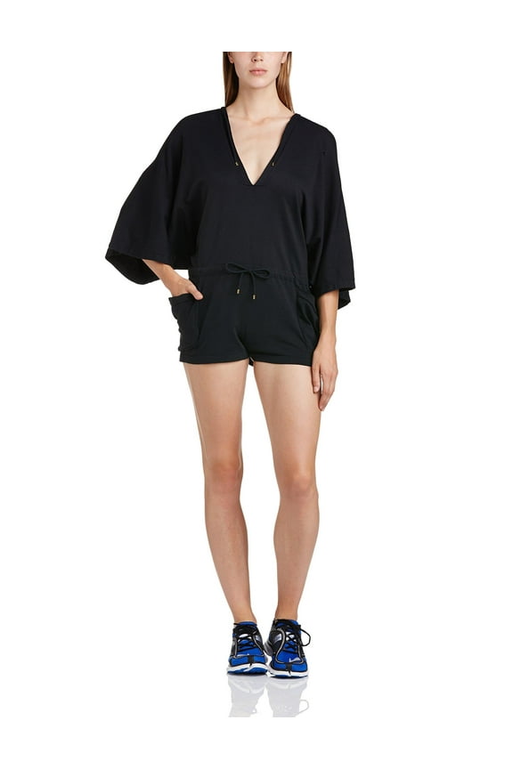 Women's Tech Knit Training Romper Jumper Black