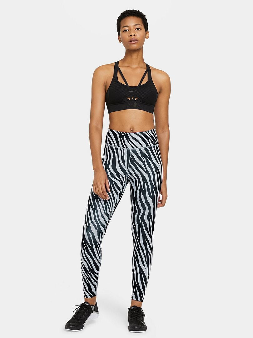 Nike Women's The Nike One Tight Fit Zebra Striped Training Pants