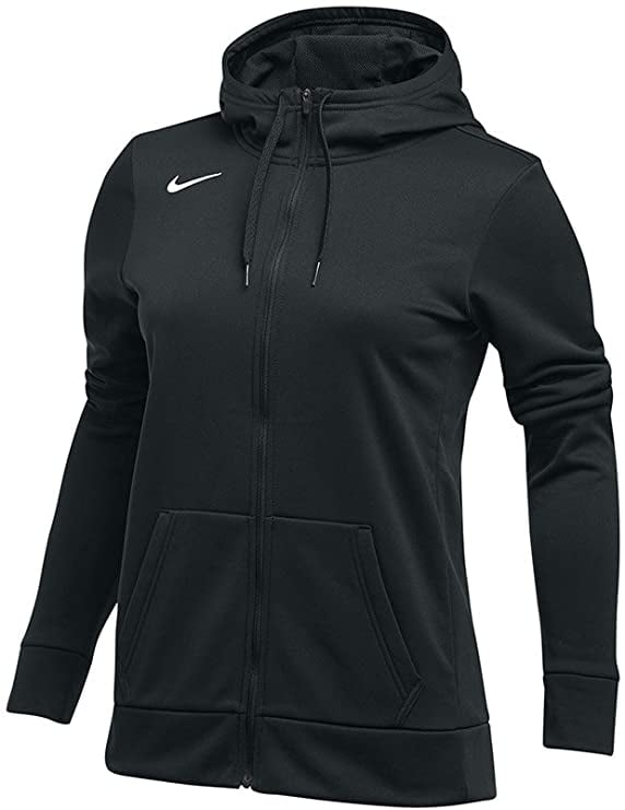 Nike Women's Therma All Time Full Zip Hoodie, Black, Medium - Walmart.com