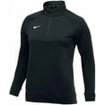 thumbnail image 1 of Nike Women's Therma Training Top 1/2-zip Mock-Neck Raglan Sleeves Black/White Size S, 1 of 1