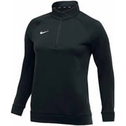 Nike Womens Therma Training Top 1/2-zip Mock-Neck Raglan Sleeves Black/White Size Small