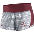 thumbnail image 1 of Nike Women's USC Trojans Grey/Cardinal Crew Performance Shorts (XL), 1 of 2