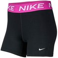 thumbnail image 1 of Nike Women's Victory Base Layer 5" Training Shorts (Black/Fuchsia, X-Small), 1 of 2