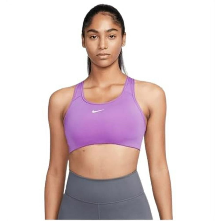 Nike Women's Victory Compression Sports Bra Medium Violet/White BV3636-533