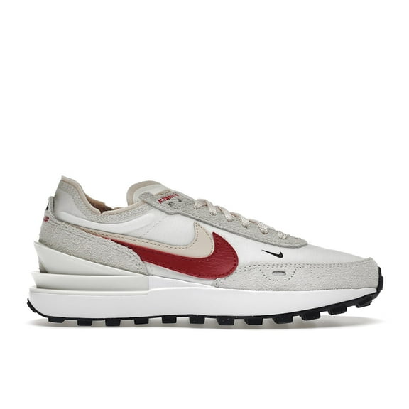 Nike Women's Waffle One SE Sail Pearl White Black Gym Red Shoes, from StockX
